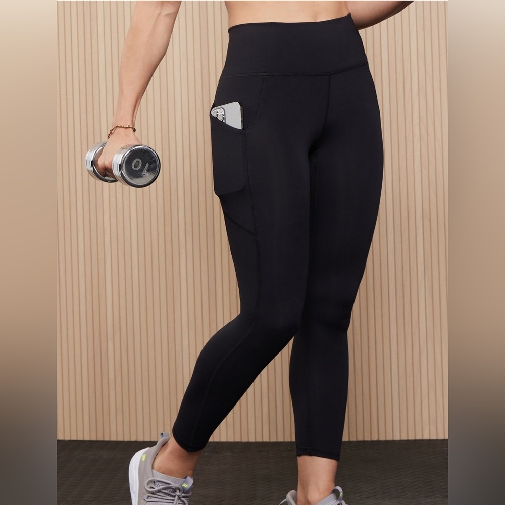 Fabletics Black Oasis PureLuxe High-Waisted Legging Tall Size Small - Picture 2 of 12